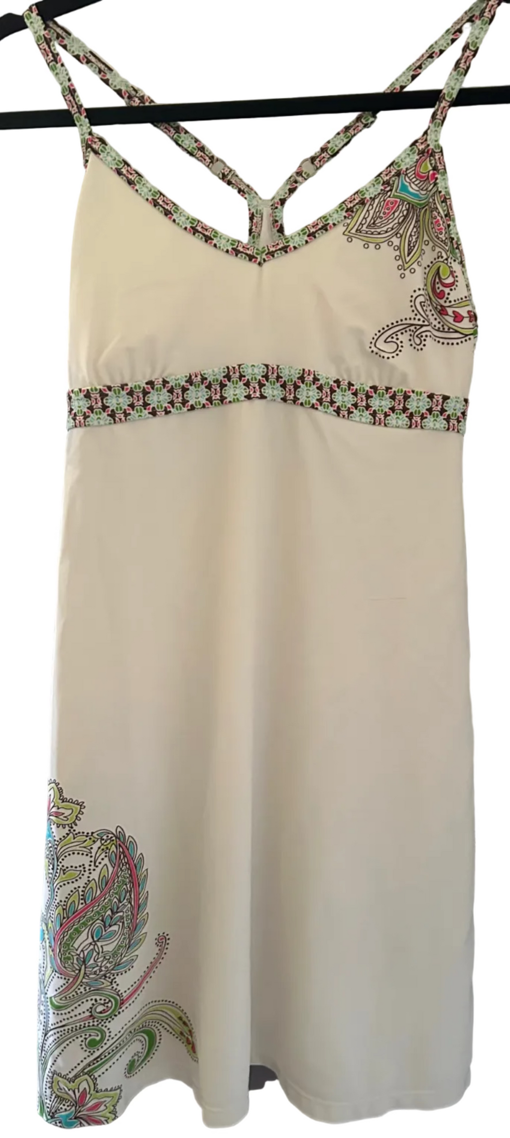 ATHLETA Y2K paisley summer dress